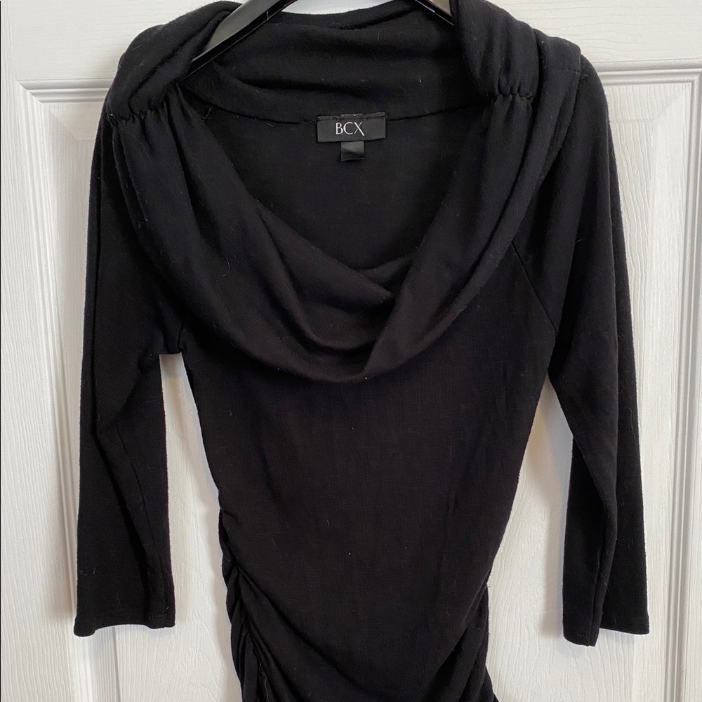 Black cowl neck size S